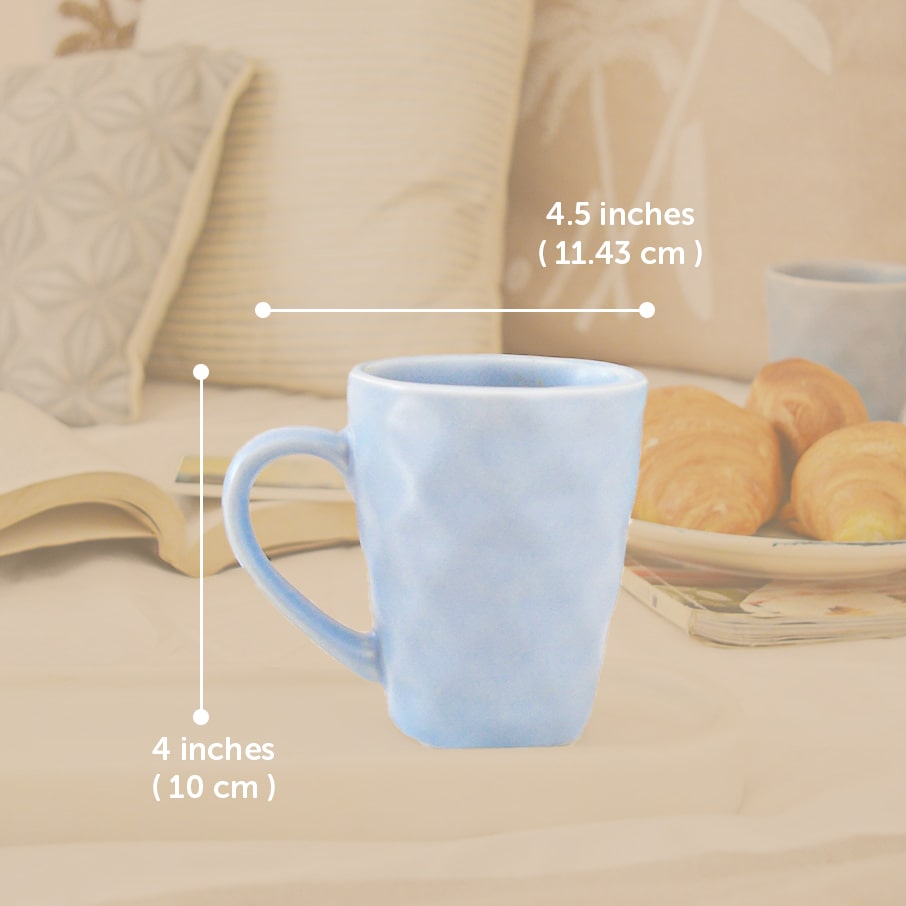 Set of 2 Blue Tales Ceramic Cup