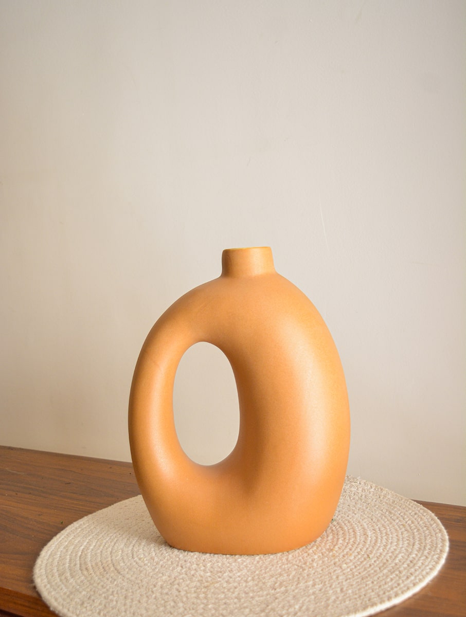 Terracotta Acadia Stoneware Vase