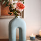 Blue Minimalistic Stoneware Vase