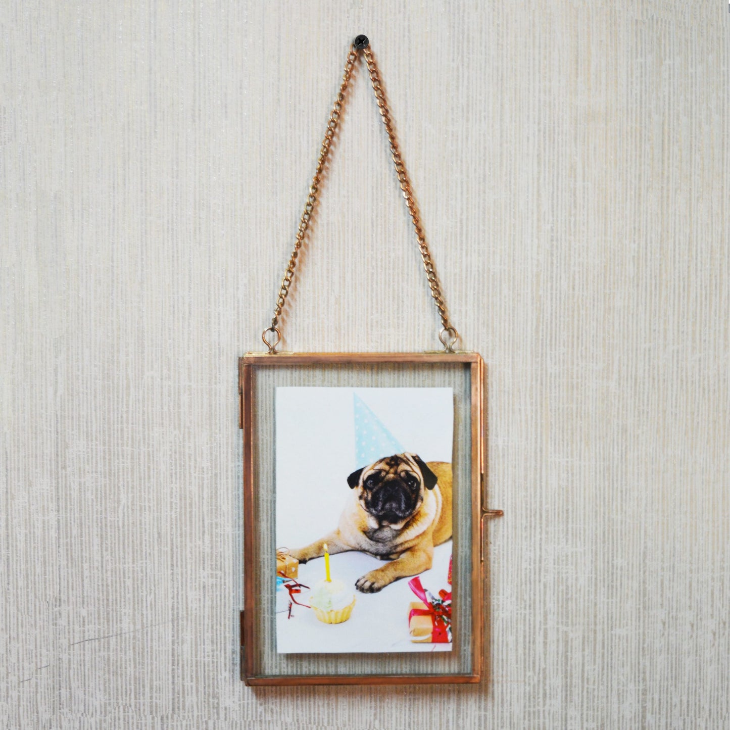 copper photo frame