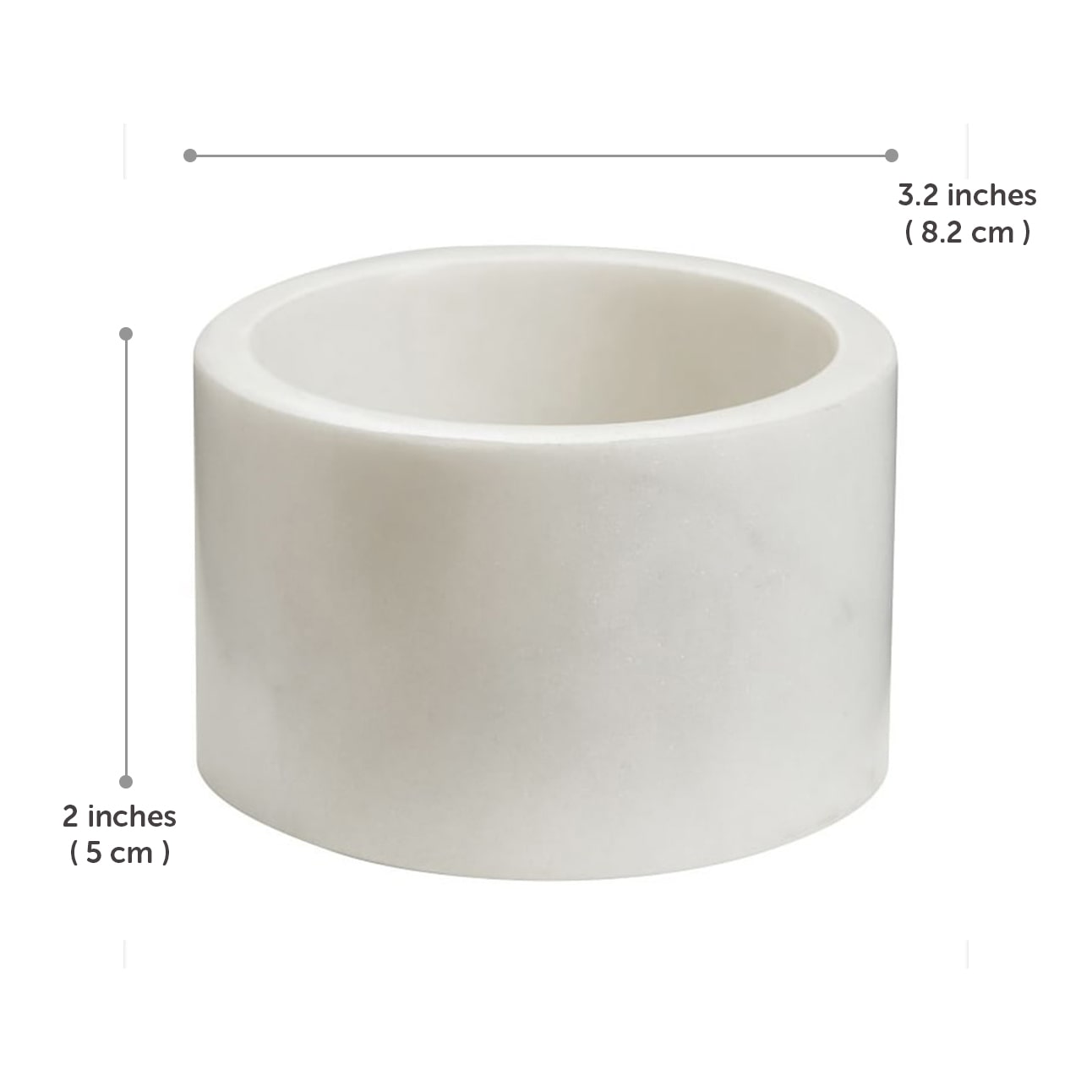 White Blotch Desk Accessories – Marble Knick-knack holder