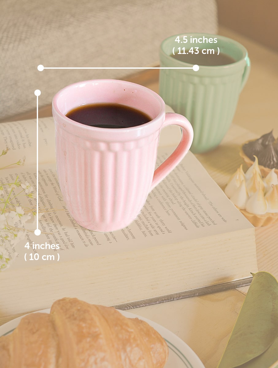 Soft Pink Ceramic Cup