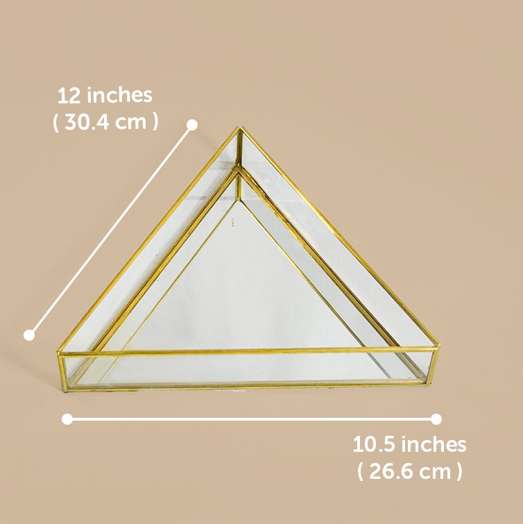 Triangular Decorative Tray
