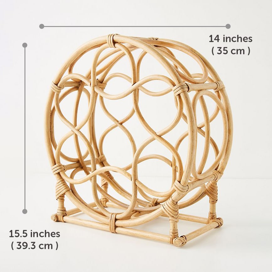 Rattan Wine Rack