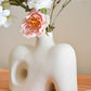 White Mammoth Stoneware Vase