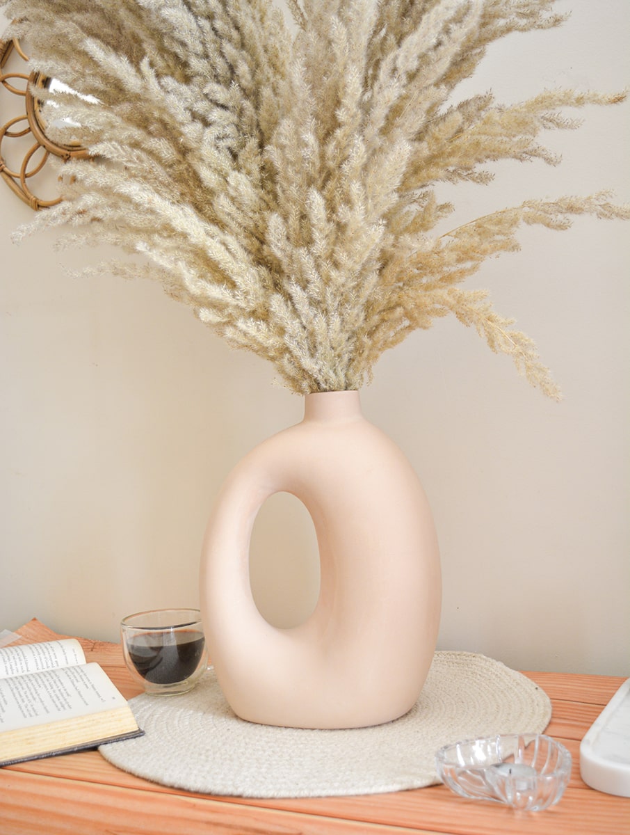 Neutral Acadia Stoneware Vase