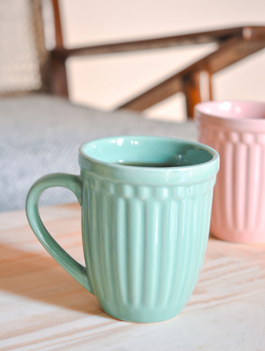 Mint Green Ceramic Cup