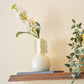Oasis White & Terracotta stoneware vase (Set of 2)
