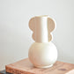 Oasis White stoneware vase (Set of 2)