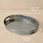 Oval Hammered Decorative Tray