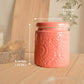 Floral Blush Ceramic Jar